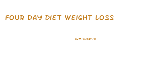four day diet weight loss