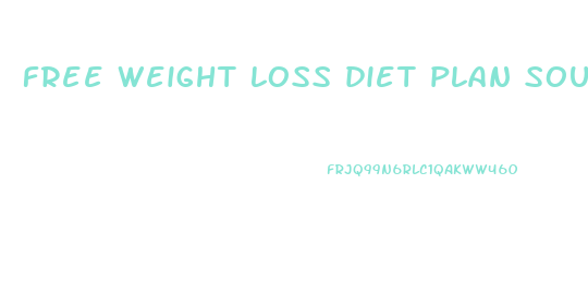 free weight loss diet plan south africa