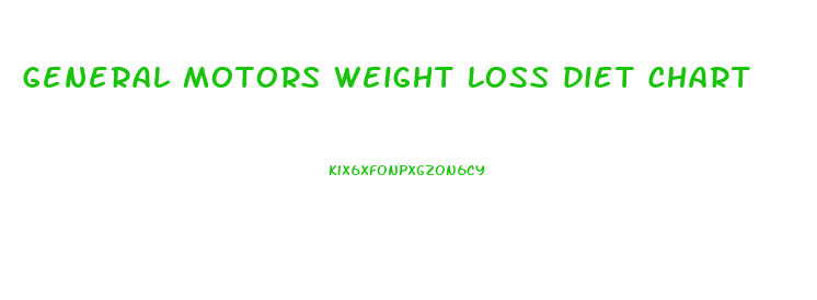 general motors weight loss diet chart