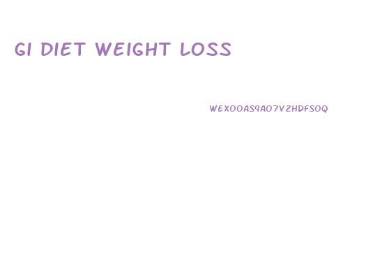 gi diet weight loss