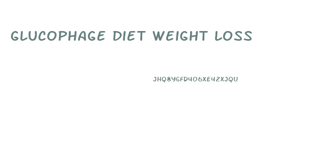 glucophage diet weight loss