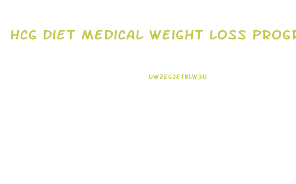 hcg diet medical weight loss program