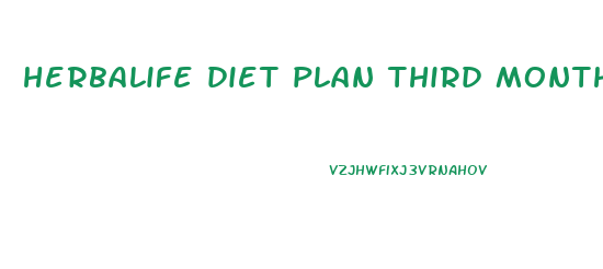 herbalife diet plan third month weight loss program