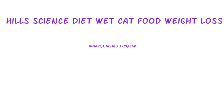 hills science diet wet cat food weight loss