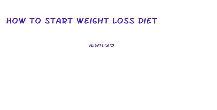 how to start weight loss diet