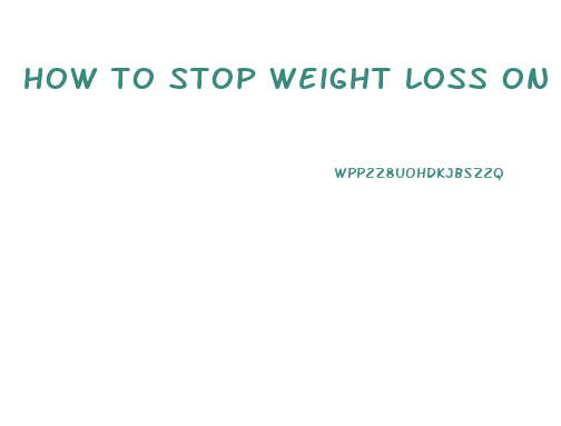 how to stop weight loss on keto diet