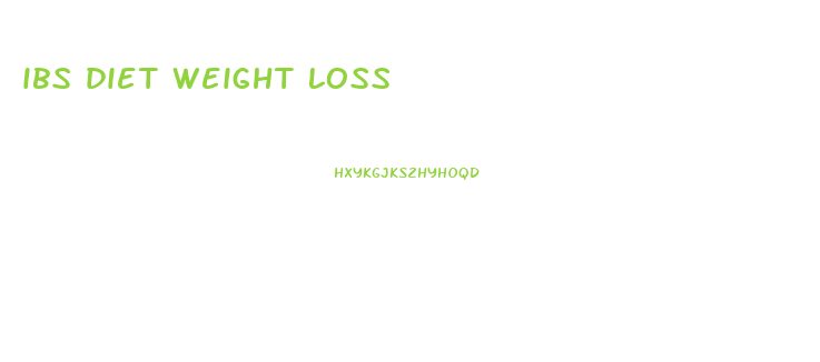 ibs diet weight loss