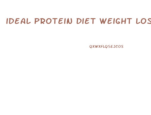 ideal protein diet weight loss per week