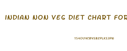 indian non veg diet chart for weight loss for female