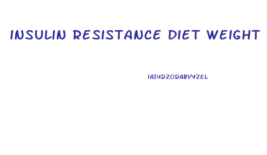 insulin resistance diet weight loss pdf