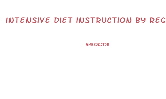 intensive diet instruction by registered dietitians improves weight loss success