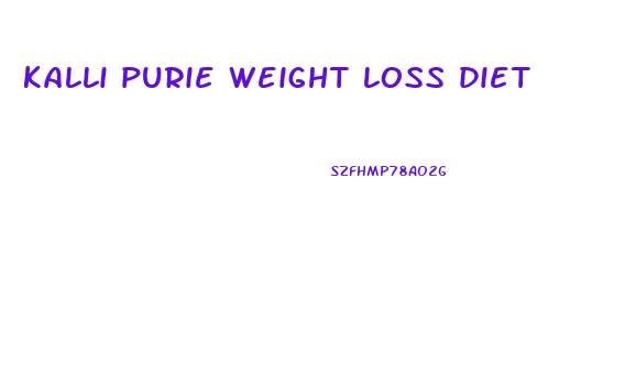 kalli purie weight loss diet