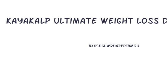kayakalp ultimate weight loss diet plan