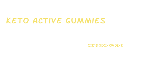 keto active gummies