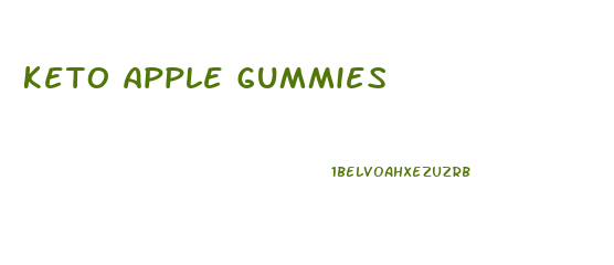 keto apple gummies