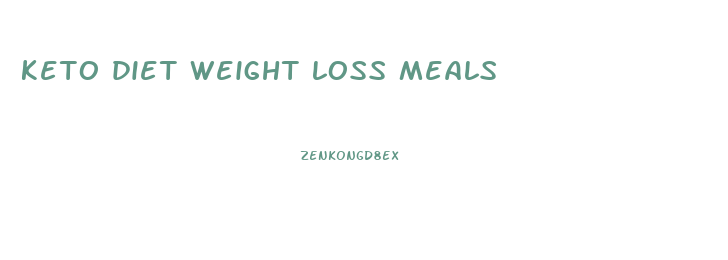 keto diet weight loss meals