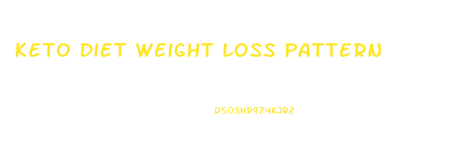keto diet weight loss pattern