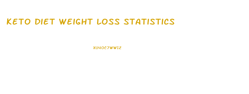 keto diet weight loss statistics