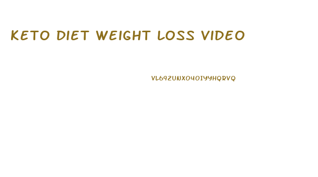 keto diet weight loss video