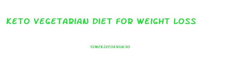 keto vegetarian diet for weight loss
