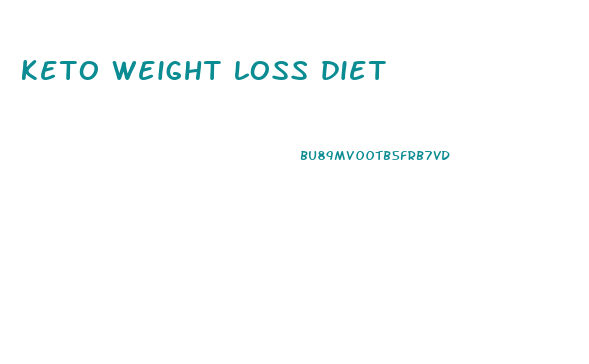 keto weight loss diet