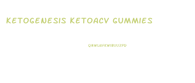 ketogenesis ketoacv gummies