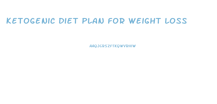 ketogenic diet plan for weight loss