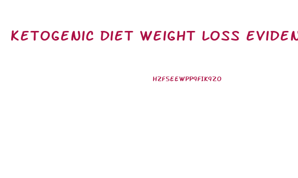 ketogenic diet weight loss evidence