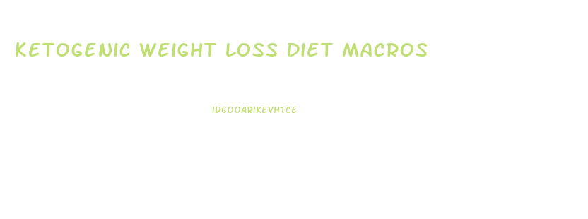 ketogenic weight loss diet macros