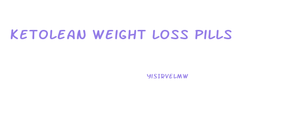 ketolean weight loss pills