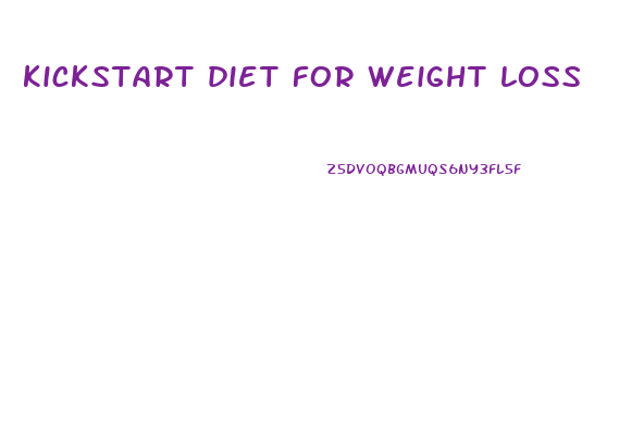 kickstart diet for weight loss