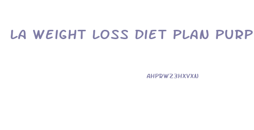 la weight loss diet plan purple pdf