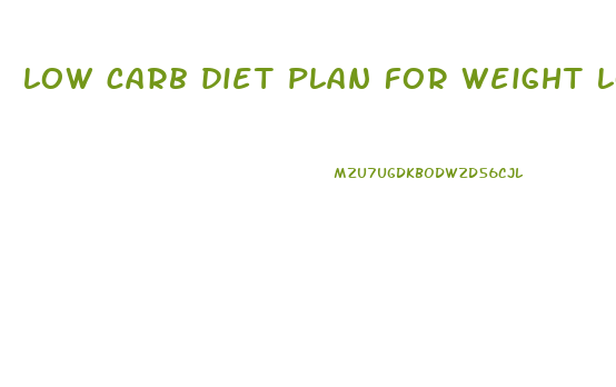 low carb diet plan for weight loss recipes