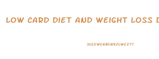 low card diet and weight loss database