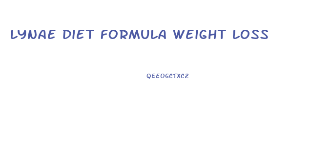 lynae diet formula weight loss