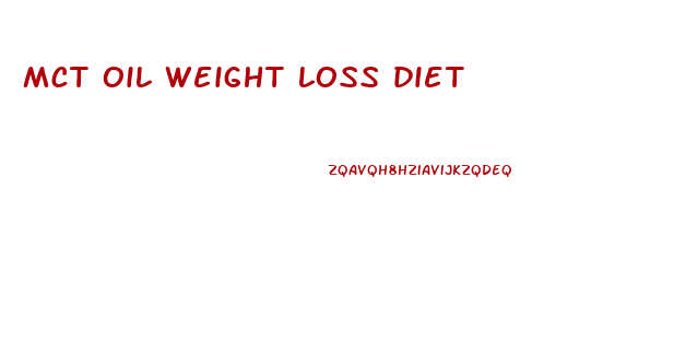 mct oil weight loss diet