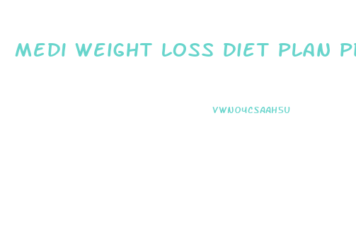 medi weight loss diet plan pdf