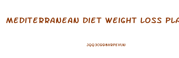 mediterranean diet weight loss plan books