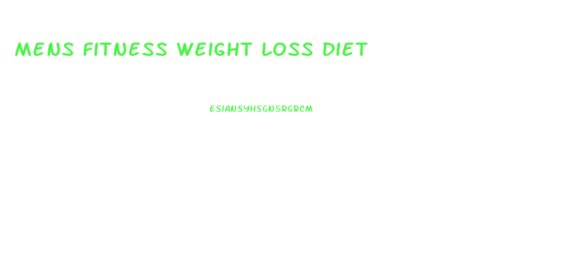 mens fitness weight loss diet