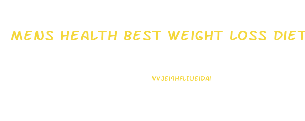 mens health best weight loss diet