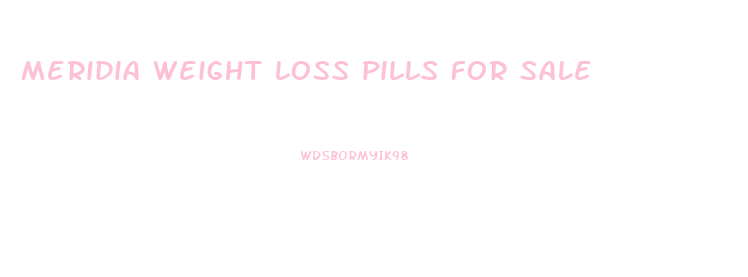 meridia weight loss pills for sale