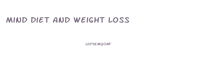 mind diet and weight loss