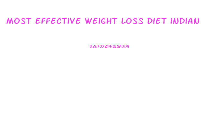 most effective weight loss diet indian