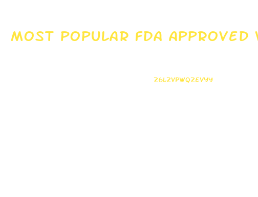 most popular fda approved weight loss pills