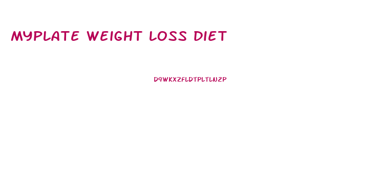 myplate weight loss diet