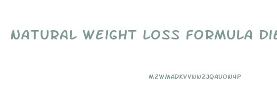 natural weight loss formula diet shark tank