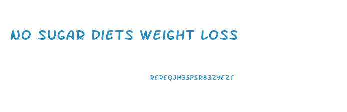 no sugar diets weight loss