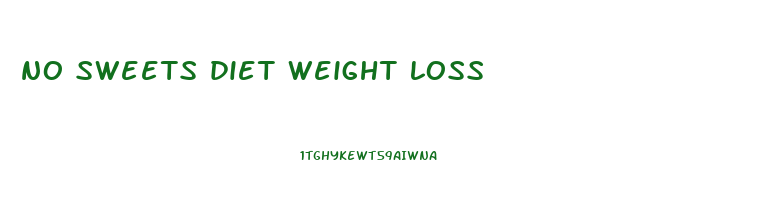 no sweets diet weight loss