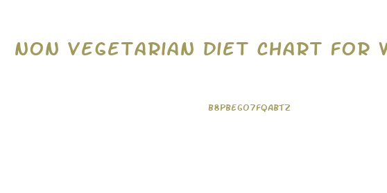 non vegetarian diet chart for weight loss