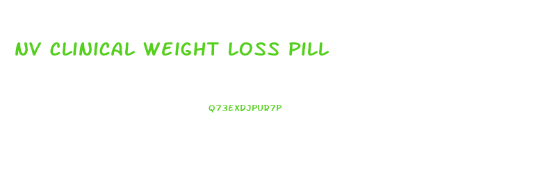 nv clinical weight loss pill